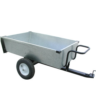 Turfmaster Turfmaster Aanhanger - RVS - 320 kg capaciteit - 106 x 84 x 30 cm - Banden 16 "