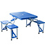 Sunny Sunny Aluminium campingtafel picknick 4-zits vouwbaar blauw