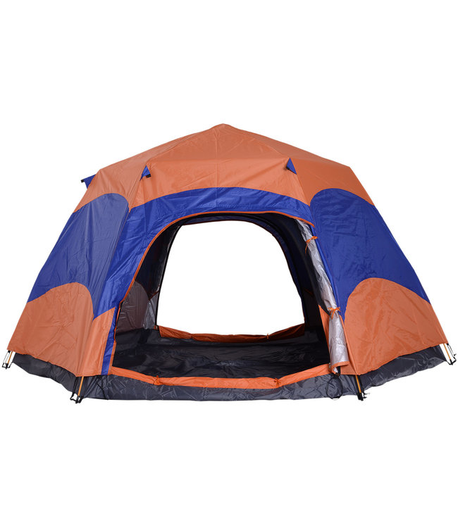 Sunny Tent Quick-Up 5 personen dubbele wand outdoor waterdicht incl. klamboe 280 x 280 x 170 cm