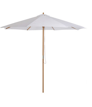 Sunny Sunny Parasol hout 300cm wit