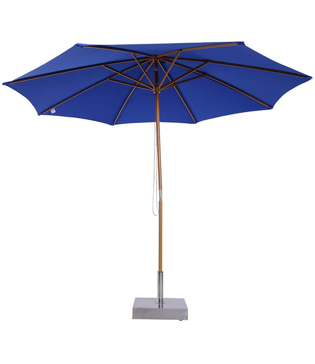 Sunny Parasol hout blauw 300 x 245cm