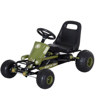 HOMdotCOM HOMdotCOM Pedaalauto Pedal Go Kart vanaf 3 jaar groen