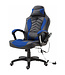 HOMdotCOM HOMdotCOM Bureaustoel ergonomisch gamingstoel met massagefunctie blauw