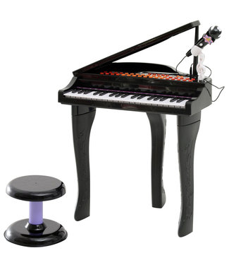 HOMdotCOM HOMdotCOM Piano-muziekinstrument voor kinderen met 37 toetsen incl. zwart