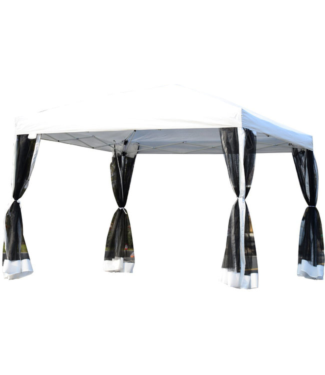 Sunny Luxe Partytent incl. Zijwanden - Waterafstotend - Wit 300 x 300 cm