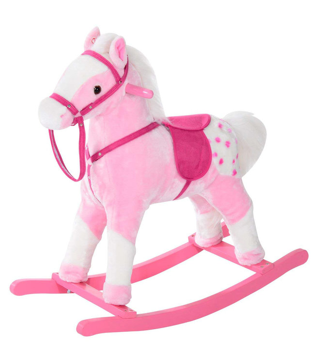 HOMdotCOM HOMdotCOM Kinder hobbelpaard Roze