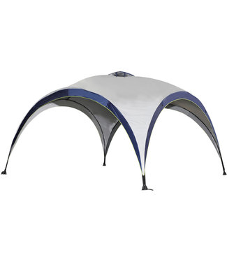 Sunny Sunny Weerbestendige pergola tuinpaviljoen partytent met zonwering polyester crème wit + blauw 4 x 4 x 2,5 m