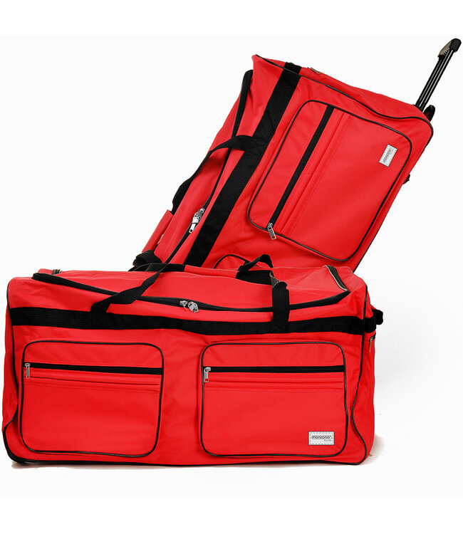 Monzana XXL Reistas met trolley-functie rood 160 LITER