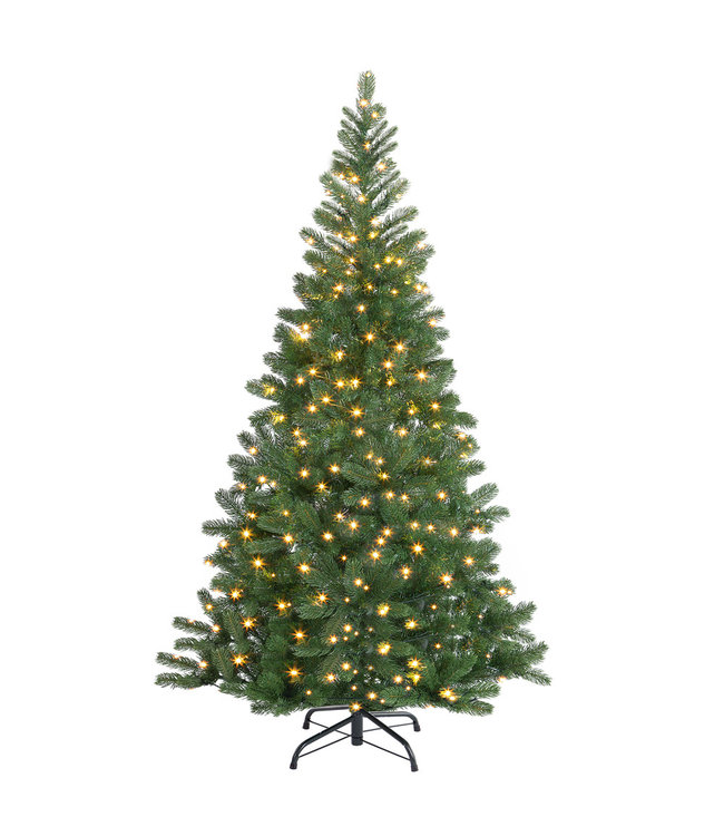 Casaria Kunstkerstboom/ Kerstboom - 140cm incl. kerstboomverlichting