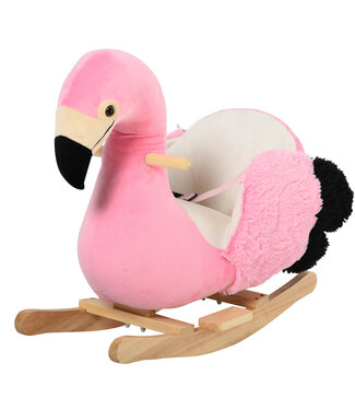 HOMdotCOM HOMdotCOM Schommeldier Flamingo, roze