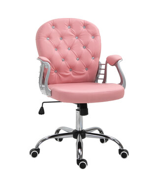 Vinsetto Vinsetto Luxe bureaustoel, roze