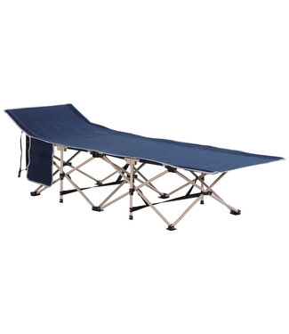 Sunny Sunny Campingbed verhoogd opvouwbaar staal oxford blauw