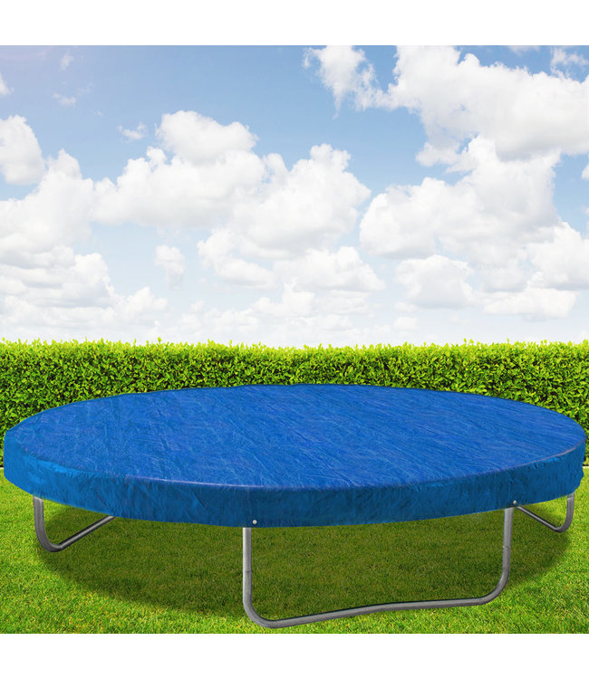 Monzana Afdekhoes trampoline blauw Ø426cm