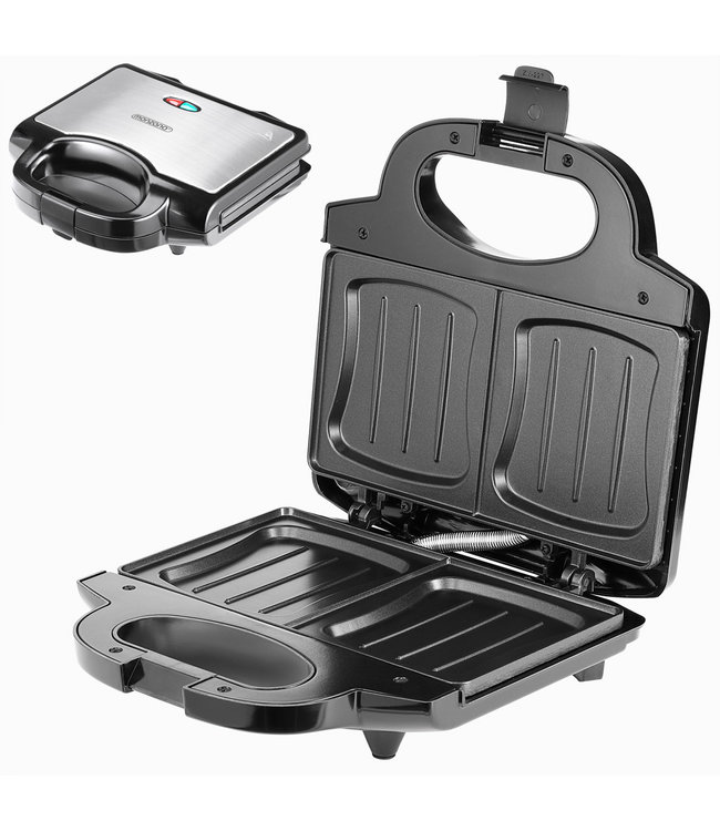 Monzana Tosti ijzer XL Zwart/Zilver 750W