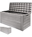 Deuba Deuba Luxe Opbergbox - Tuinkist - 300L - Kunststof - 120x46x57cm - Grijs