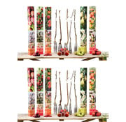 Flower-up Flower-up Set van 10 Fruitbomen 90 - 100 cm - 2x Appel, Peer, Kers, Pruim en Perzik