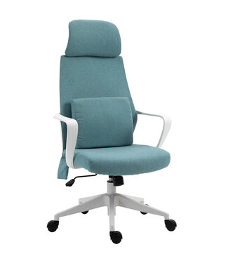 Vinsetto Bureaustoel met Massagefunctie, Blauw