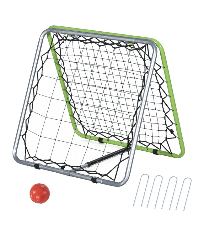 Baseball Rebounder | Opvouwbaar | Metaal | Groen