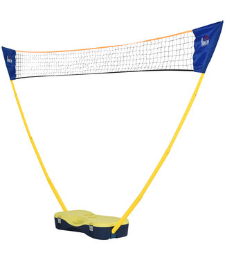 HOMdotCOM Badminton Net met 4 Badminton Rackets