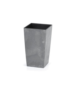 Prosperplast Prosperplast Bloempot Beton Design 26L Antraciet, 26,5 x 26,5 x 50 cm