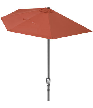 Kingsleeve Kingsleeve Halfronde Parasol Terracotta UV bescherming 50+