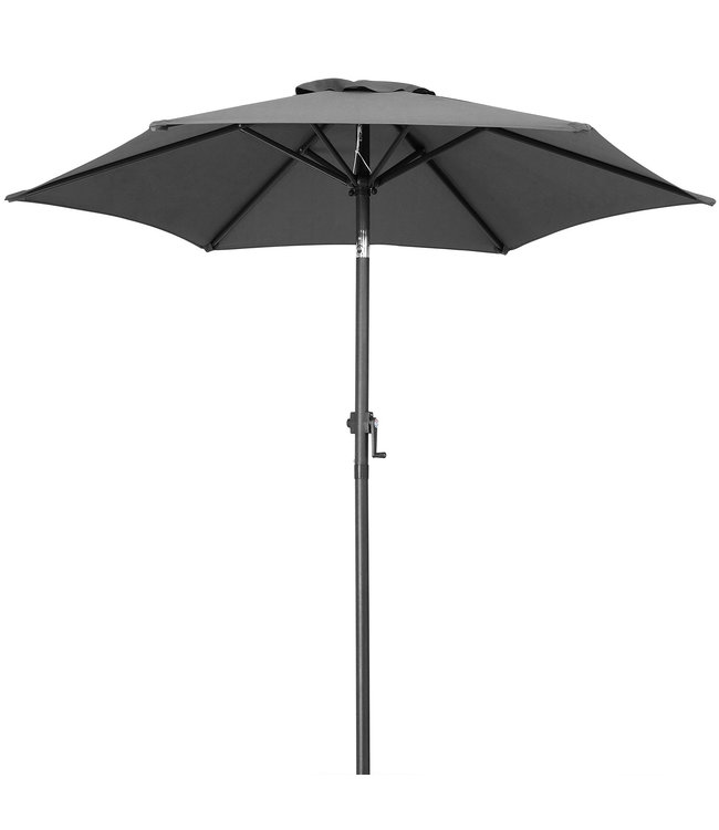 Kingsleeve Parasol Fiji Antraciet 200cm met Crank