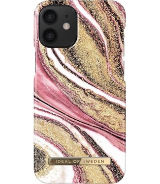 iDeal of Sweden iDeal of Sweden Apple Iphone 12 Mini Fashion Case/ Beschermhoes - Cosmic Pink Swirl