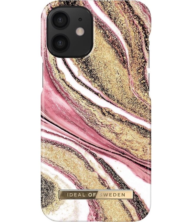 iDeal of Sweden Apple Iphone 12 Mini Fashion Case/ Beschermhoes - Cosmic Pink Swirl