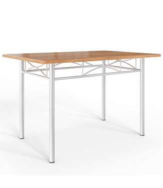 Casaria Casaria 5-delige zitgroep "Paul" - Eettafel + 4 stoelen - Beuken