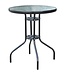 Sunny Sunny Balkontafel tuintafel glazen tafel bistrotafel metaal veiligheidsglas ?60x70 cm