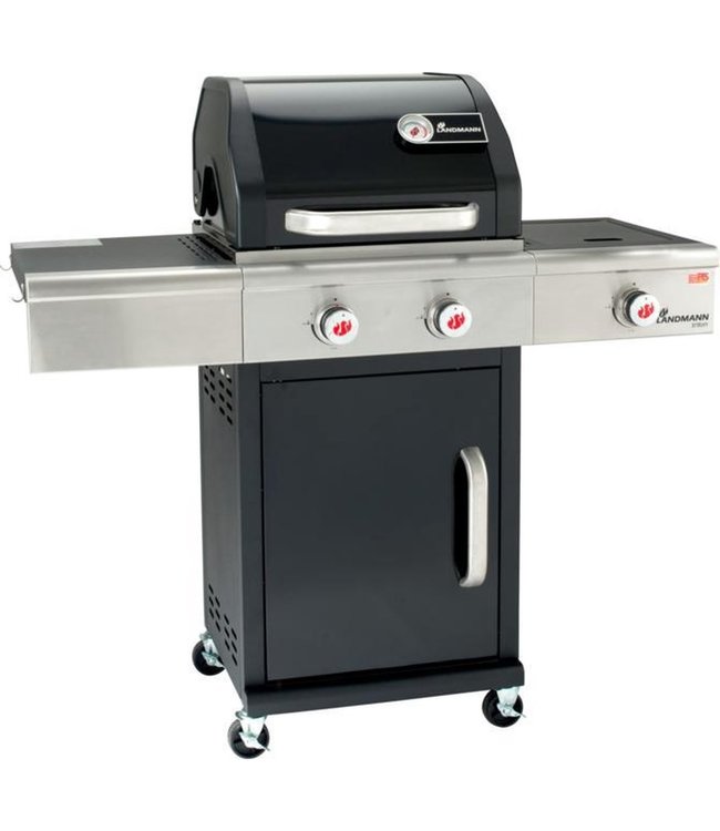 Grillchef by Landmann Triton 2.1 zwart gasbbq - BBQ - Barbecue - Gasbarbecue - geschikt voor 8 personen