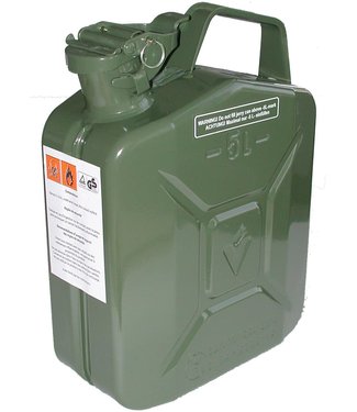 X'oil Jerrycan metaal 5L - voor elke brandstof - Groen