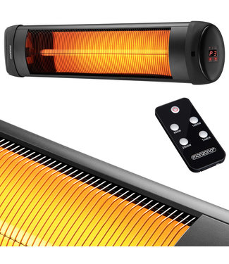 Monzana Monzana infrarood terrasverwarmer - 2500W - met timer en afstandsbediening