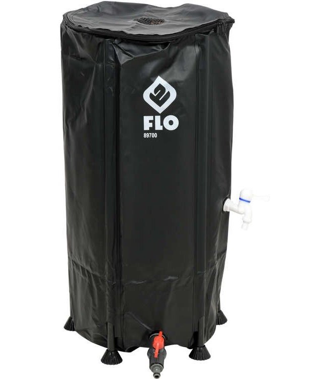 FLO FLO Opvouwbare regenton - 100L - PVC - 40 x 40 x 78 cm