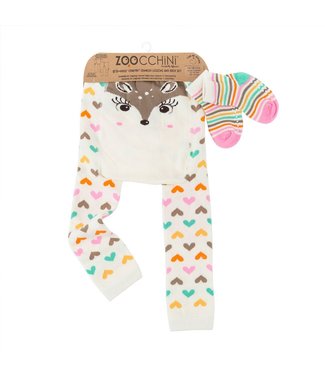 Zoocchini's Zoocchini Baby Legging & Sokken Set - Fiona het Hertje12-18m