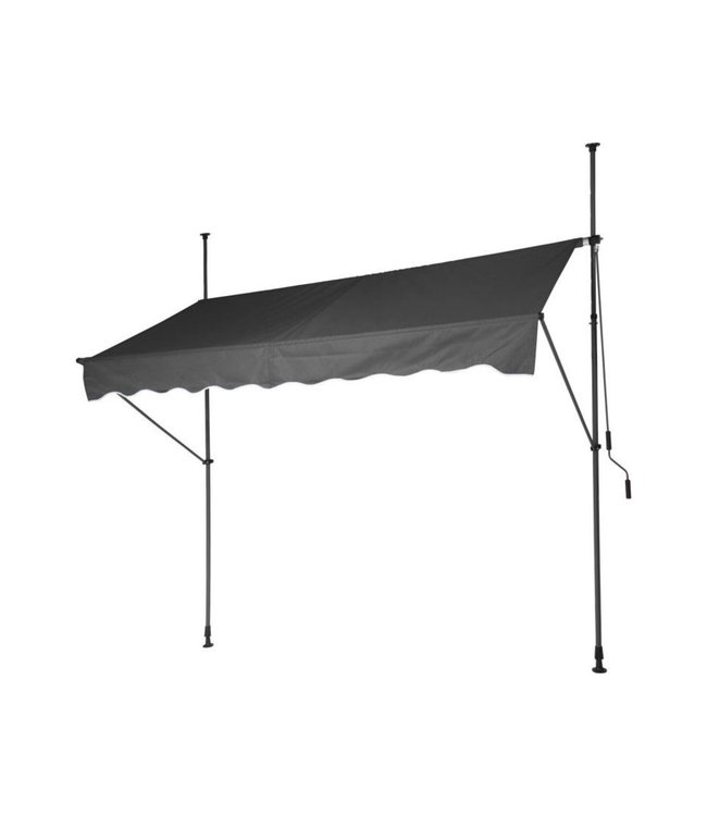 Pro Garden Zonnescherm - 250 x 120 cm - Grijs