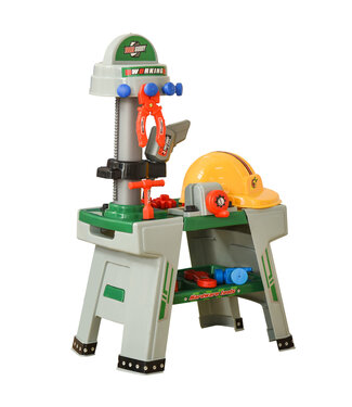 HOMdotCOM HOMdotCOM Kinderwerkbank speelgoed met 37 onderdelen van 3 tot 6 jaar 44 cm x 26 cm x 71 cm
