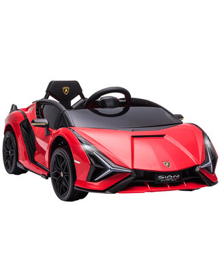 HOMdotCOM HOMdotCOM Lamborghini kindervoertuig SUV auto speelgoed met afstandsbediening muziek