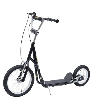 HOMdotCOM HOMdotCOM Kinderstep scooter 16/12 inch stadsscooter rolfiets verstelbaar