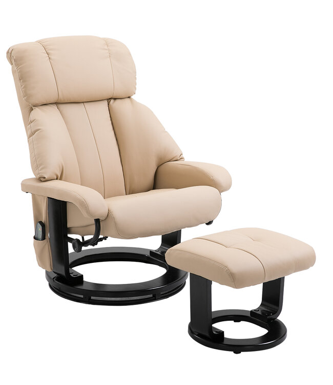 HOMdotCOM Relaxfauteuil met massagefunctie 76 cm x 80 cm x 102 cm