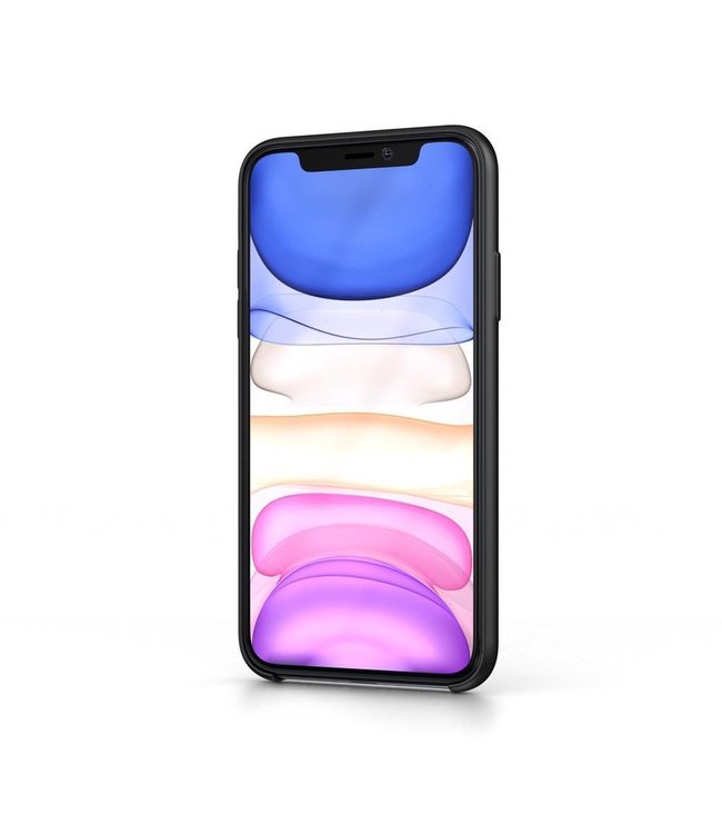 BeHello iPhone 11 Liquid Silicone Case - Zwart
