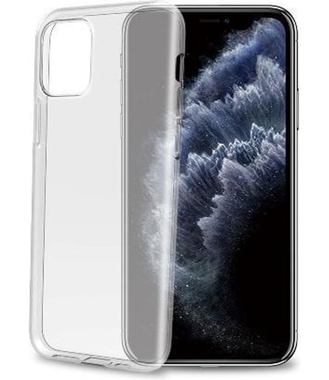 Celly hoesje geschikt voor Apple iPhone 11 Pro - TPU Back Cover - transparant