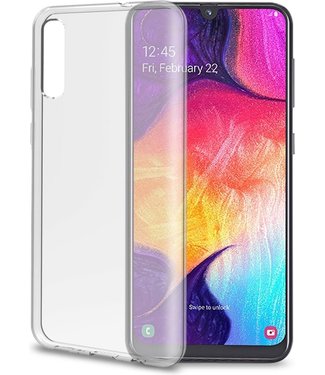 Celly Celly hoesje geschikt voor Samsung Galaxy A70 - TPU Back Cover - transparant