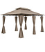 Casaria Casaria Modern Paviljoen - UV-Bescherming - Incl Ritssluiting -  Taupe - 3x4x2,60m