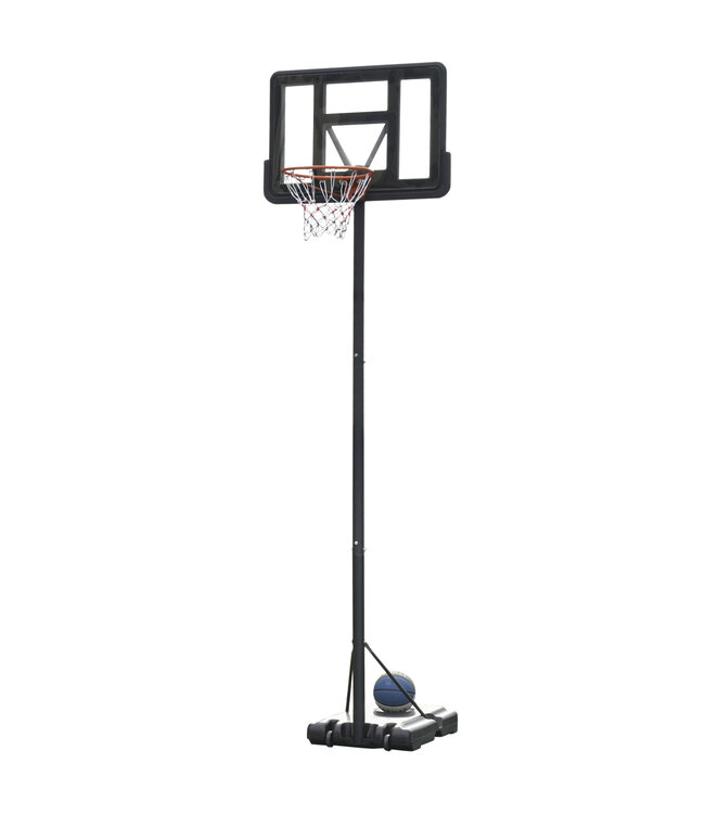 HOMdotCOM Basketbalstandaard 110 cm x 75 cm x 370 cm