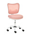 Vinsetto Vinsetto Computerstoel wit + roze 46 cm x 51 cm x 87,5 cm