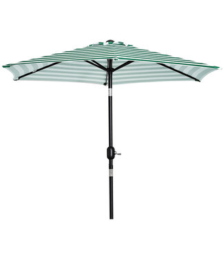 Sunny Sunny Parasol tuinparaplu buitenshuis park balkon frame staal groene strepen