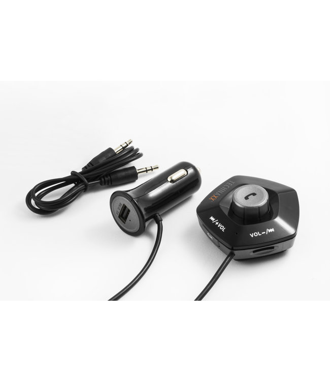 Technaxx handsfree-kit met oplaadfunctie + Radiofunctie -  Transmitter FMT1100BT