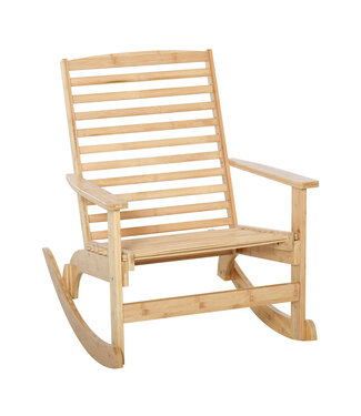 Sunny Sunny Tuin schommelstoel, relaxstoel, tuinstoel, bamboe multiplex naturel