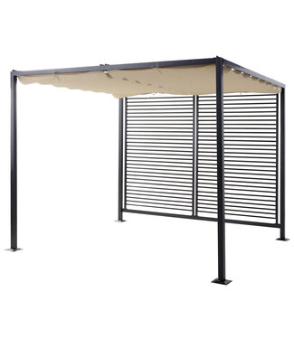 Sunny Sunny Paviljoen pergola partytent overkapping verstelbaar stoffen dak polyester beige